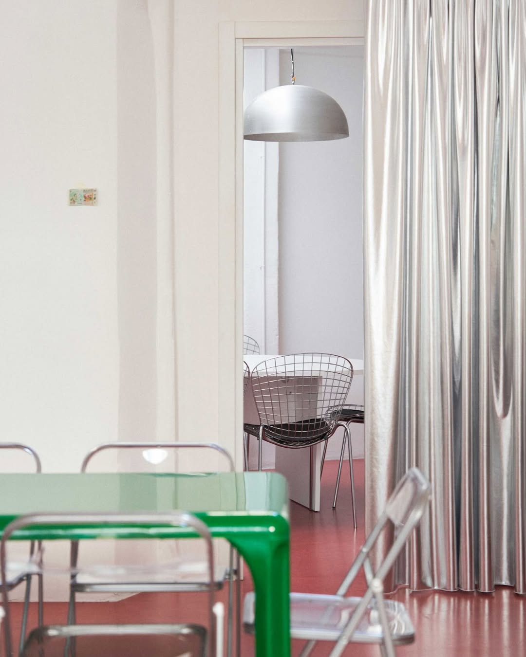 Adatto workspace with dog and bicycle
